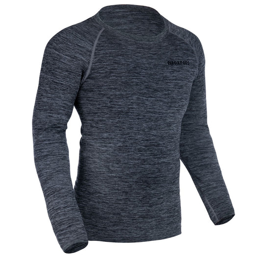 Oxford Advanced Base Layer Mens Top - Charcoal Marl