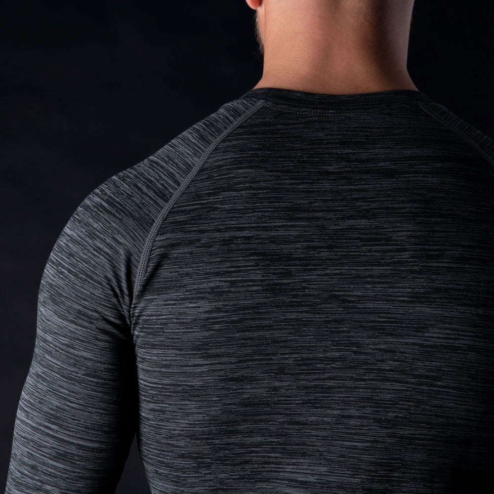 Oxford Advanced Base Layer Mens Top - Charcoal Marl