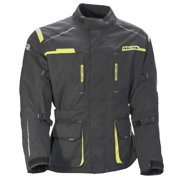 Richa Axel Textile Waterproof Jacket - Grey / Yellow