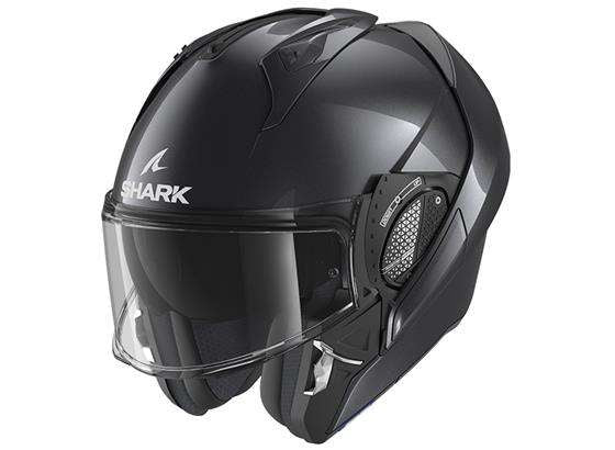 Shark Evo GT Flip Front Helmet Blank A05 - Gloss Anthracite