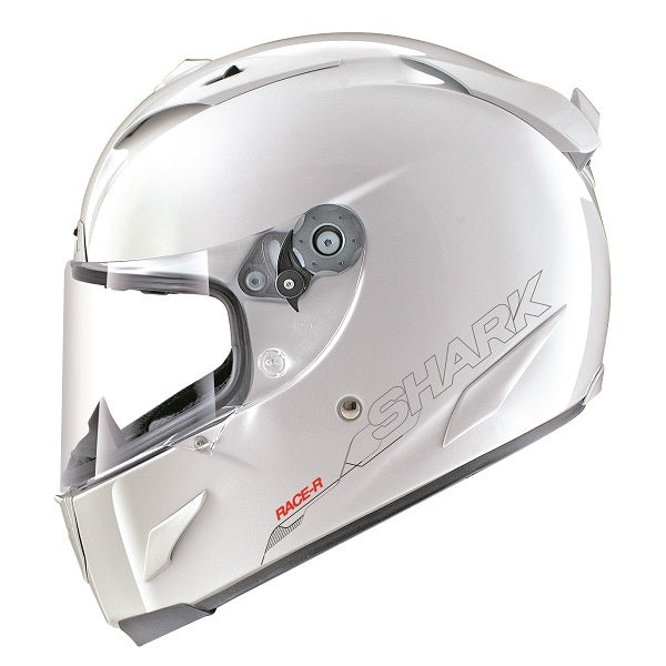 Shark Race R Pro Full Face Helmet Blank WHU - Gloss White