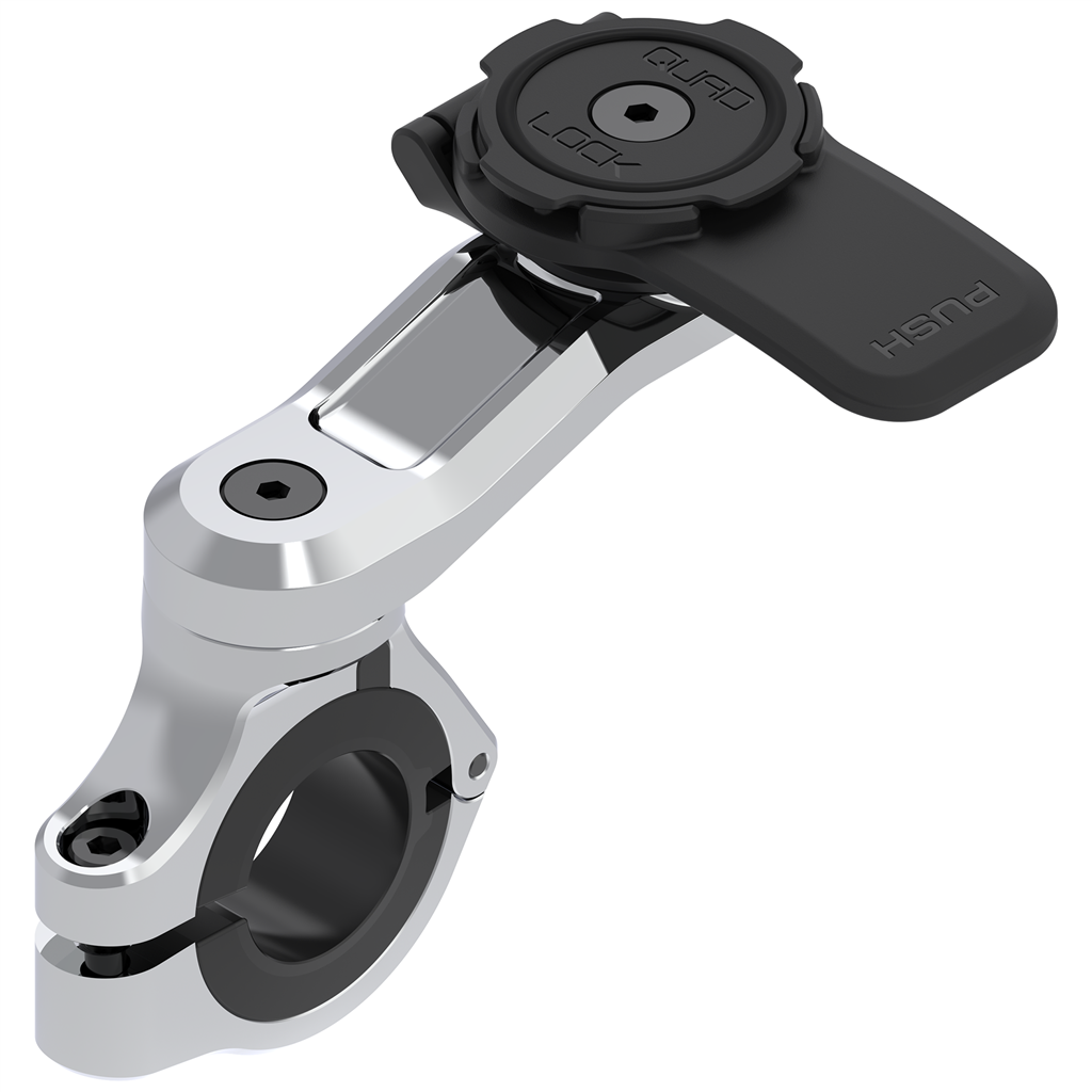 Quadlock Motorcycle Handlebar Mount Pro Chrome