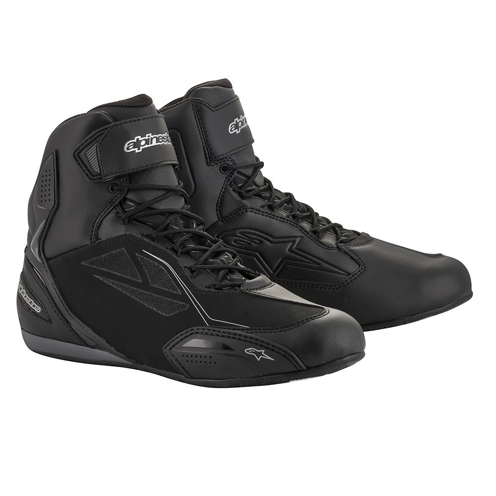 Alpinestars Stella Faster 3 Drystar Waterproof Short Boots - Black / Silver