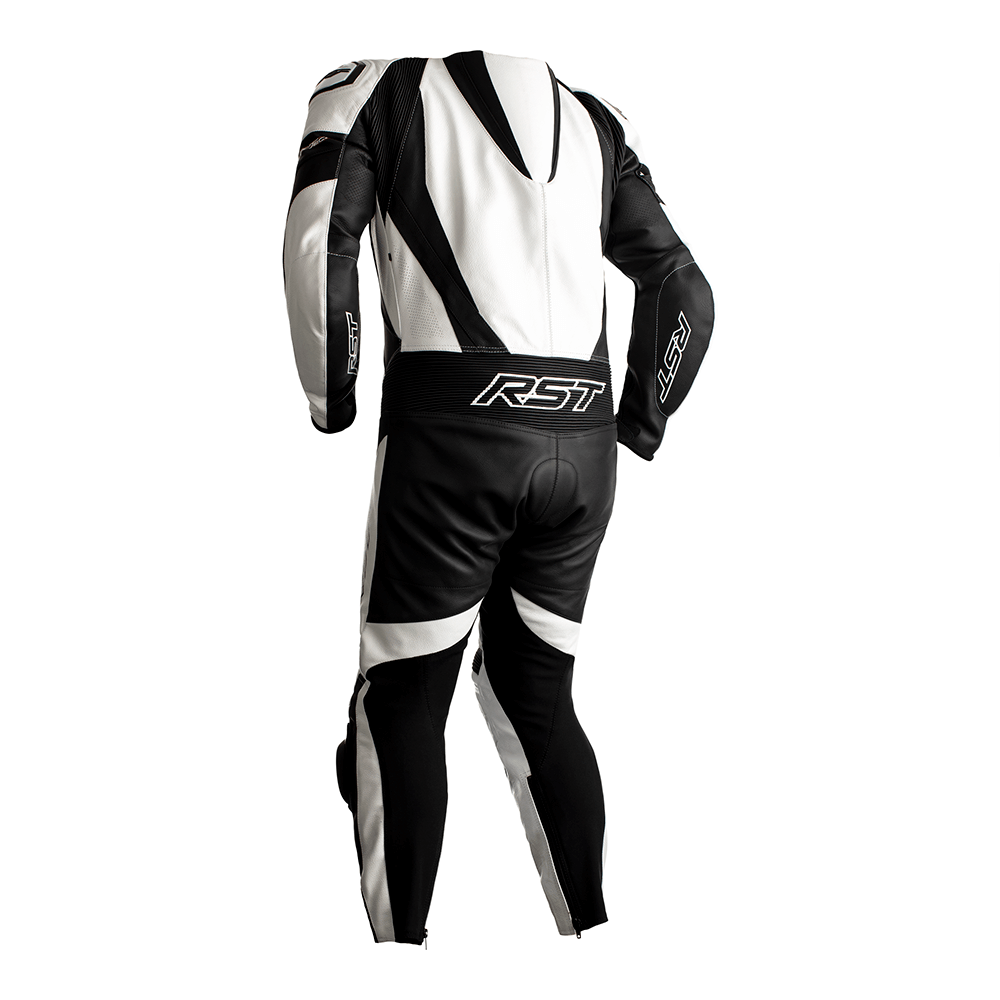 RST Tractech Evo 4 CE Mens Leather Suit - White / Black .