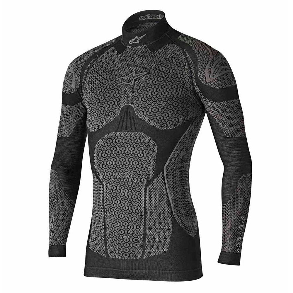 Alpinestars Ride Tech Winter Long Sleeve Base Layer - Black & Grey