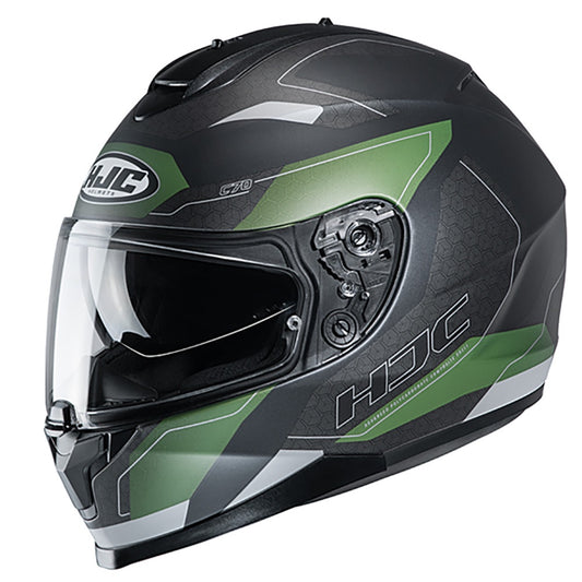 HJC C70 Full Face Helmet Canex - Green.