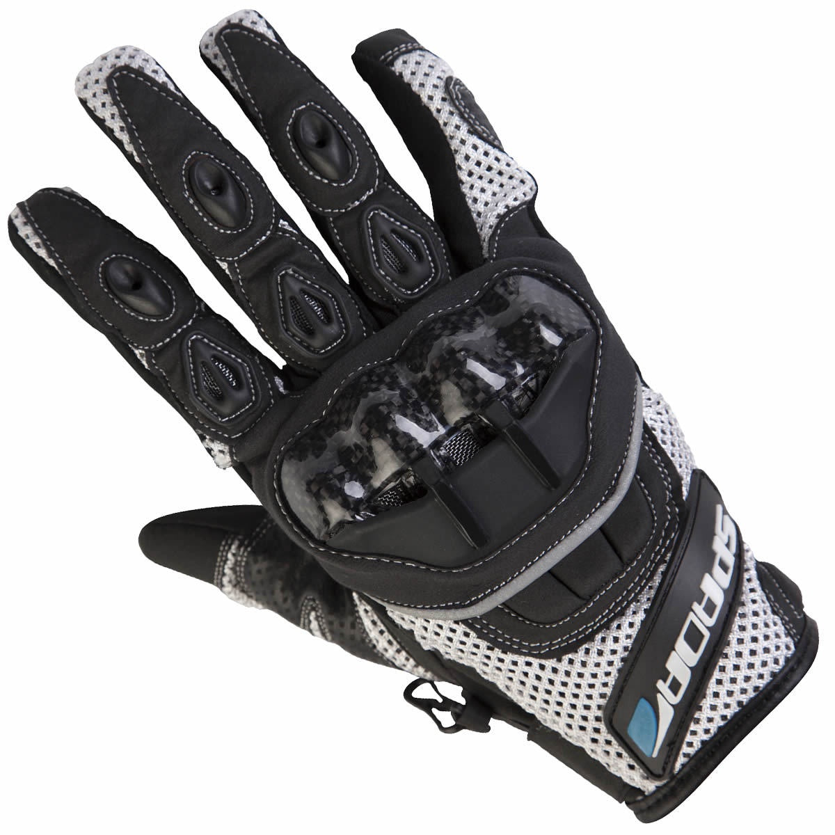 Spada Textile Gloves CE MX-Air - White