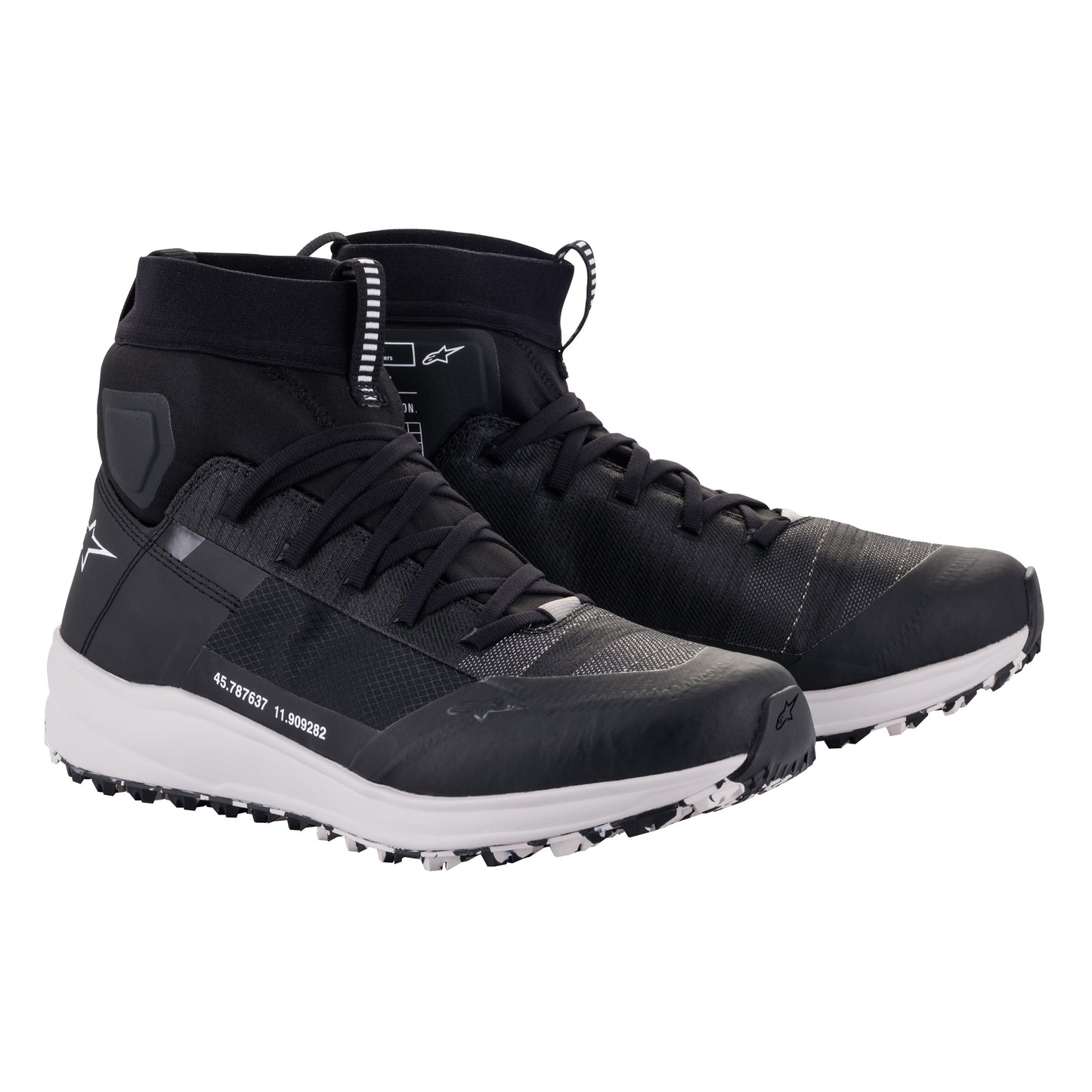 Alpinestars Speedforce Short Boots - Black / White