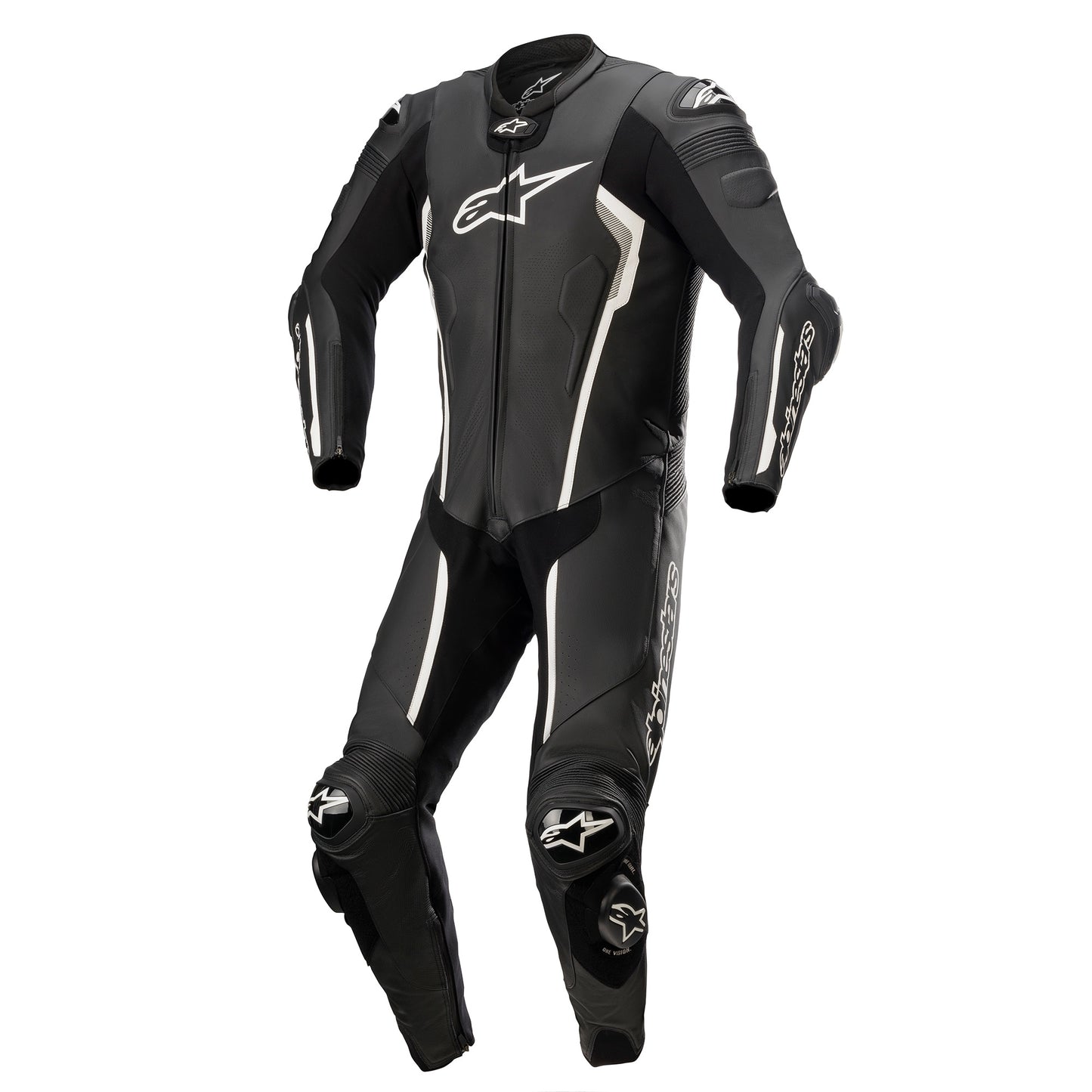 Alpinestars Missile V2 Leather 1 Piece Suit -  Black / White