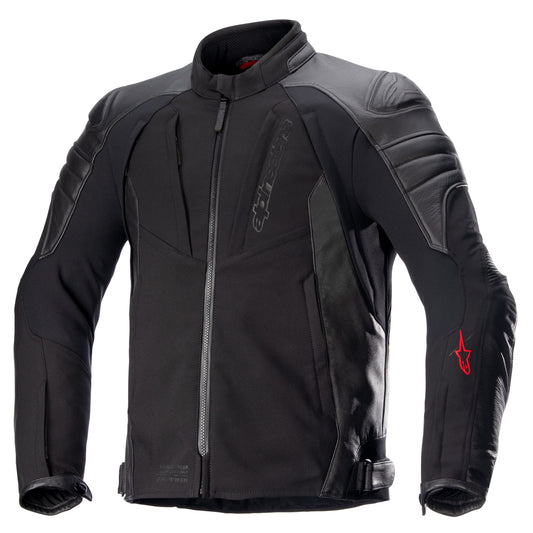 Alpinestars Proton Waterproof Leather Textile Hybrid Jacket - Black