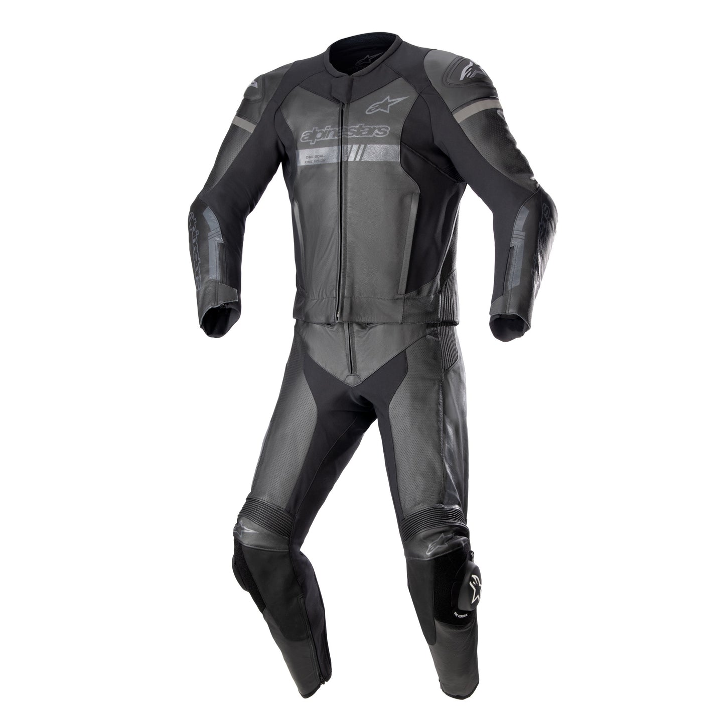 Alpinestars GP Force Chaser Leather Suit 2 Piece - Black