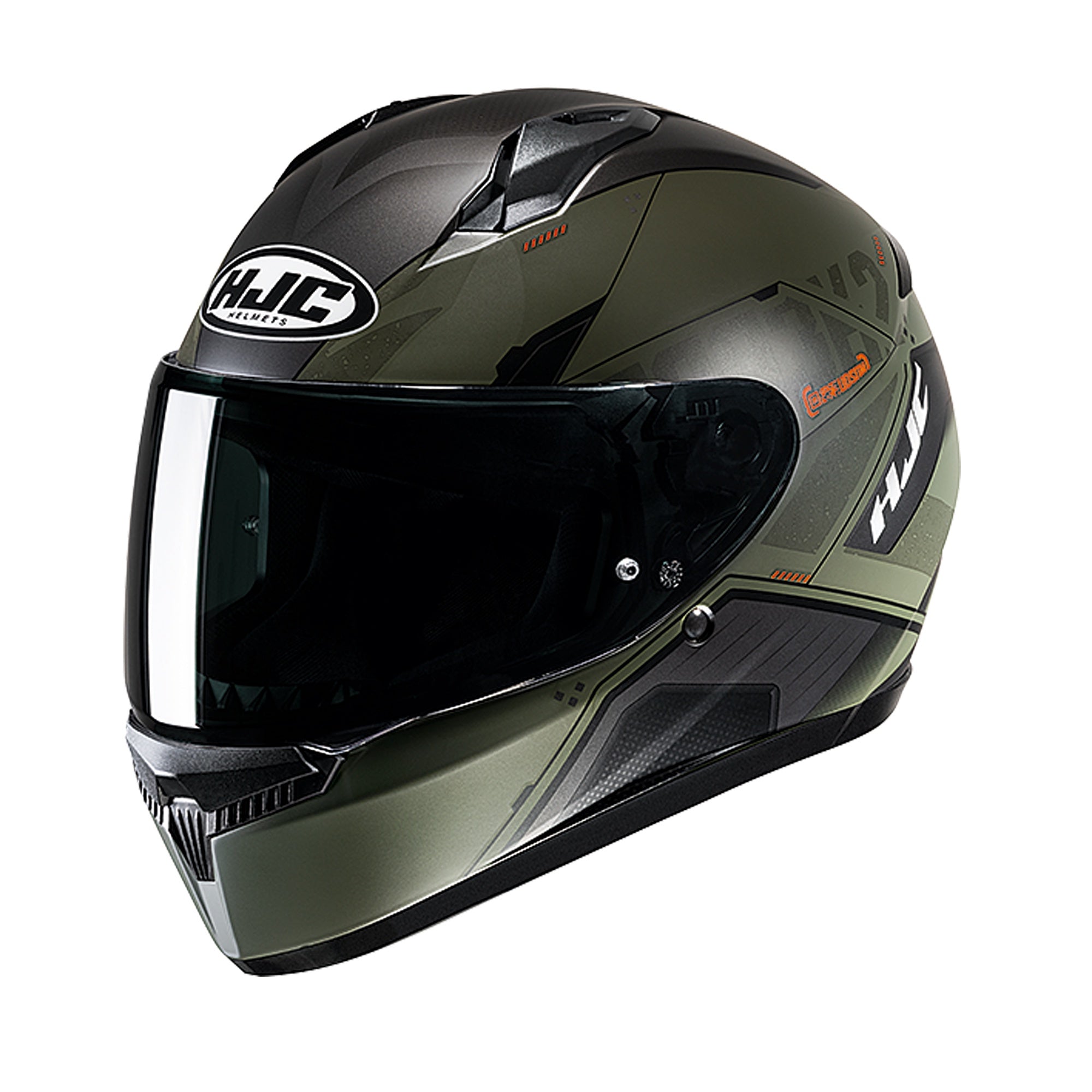 HJC C10 Inka Full Face Helmet - Orange