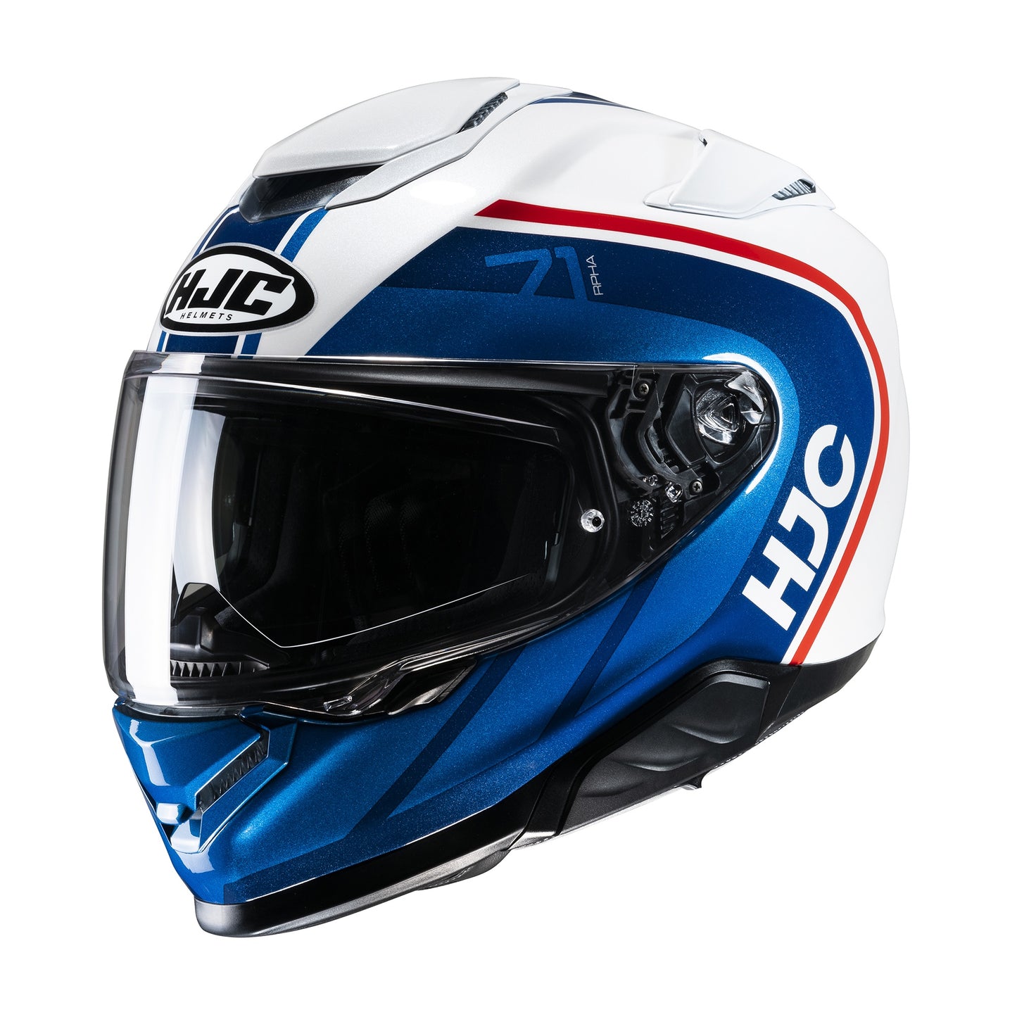 HJC RPHA 71 Full Face Helmet - Mapos MC21 White Red Blue