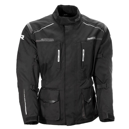 Richa Axel Textile Waterproof Jacket - Black / Grey