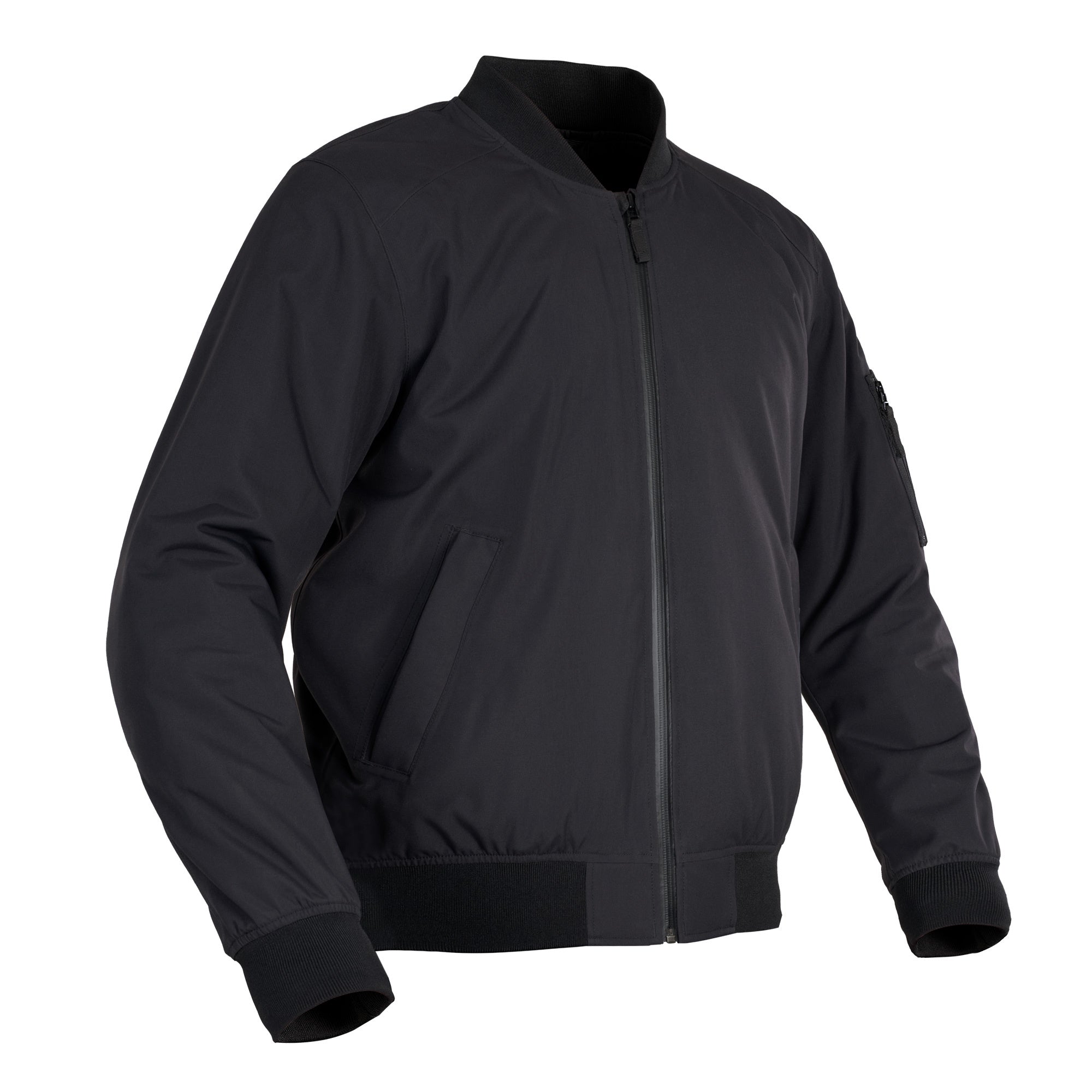 Oxford Bomber D2D Men's Laminated Jacket - Black