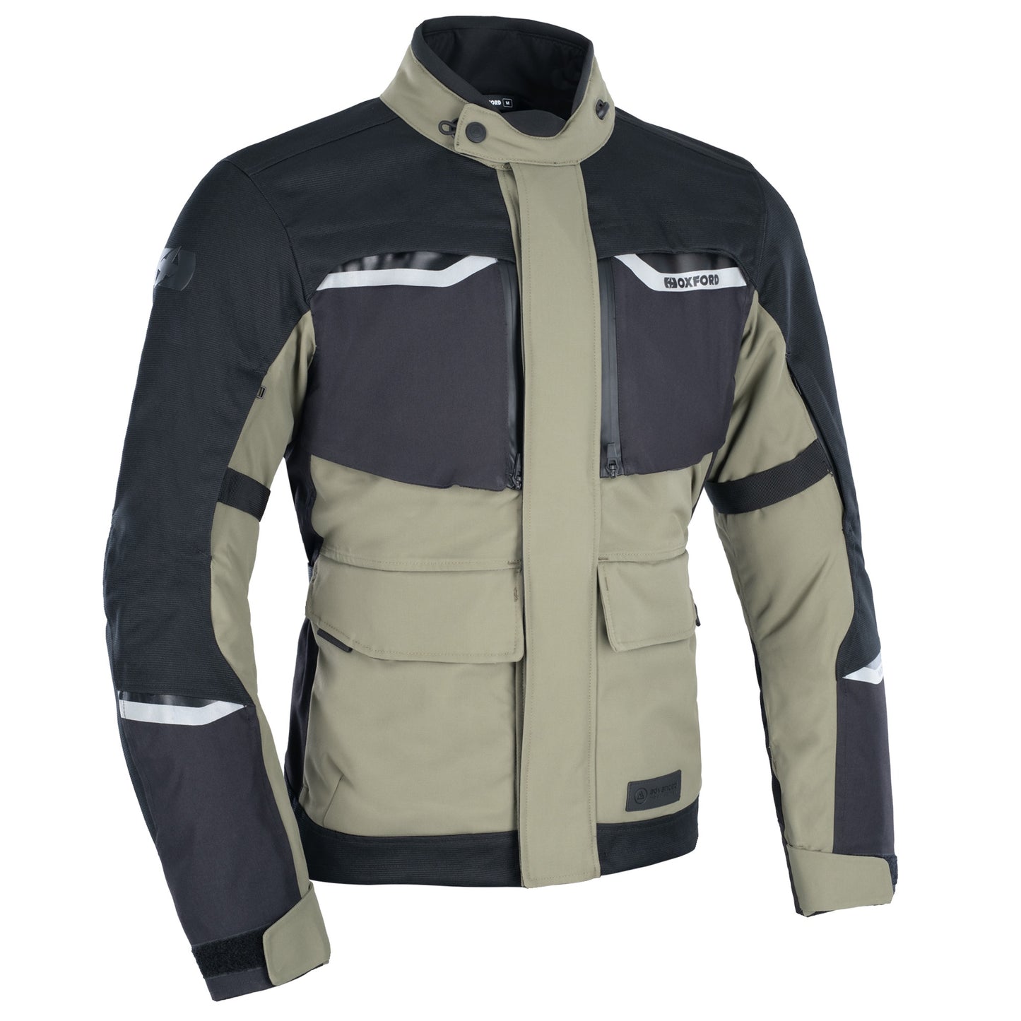 Oxford Mondial 2.0 mens Textile Laminated Jacket - Black / Olive