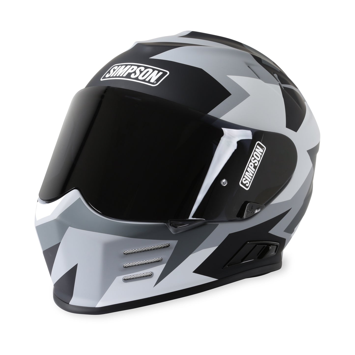 Simpson Venom 22.06 Full Face Helmet Have Blue - Grey / Charcoal