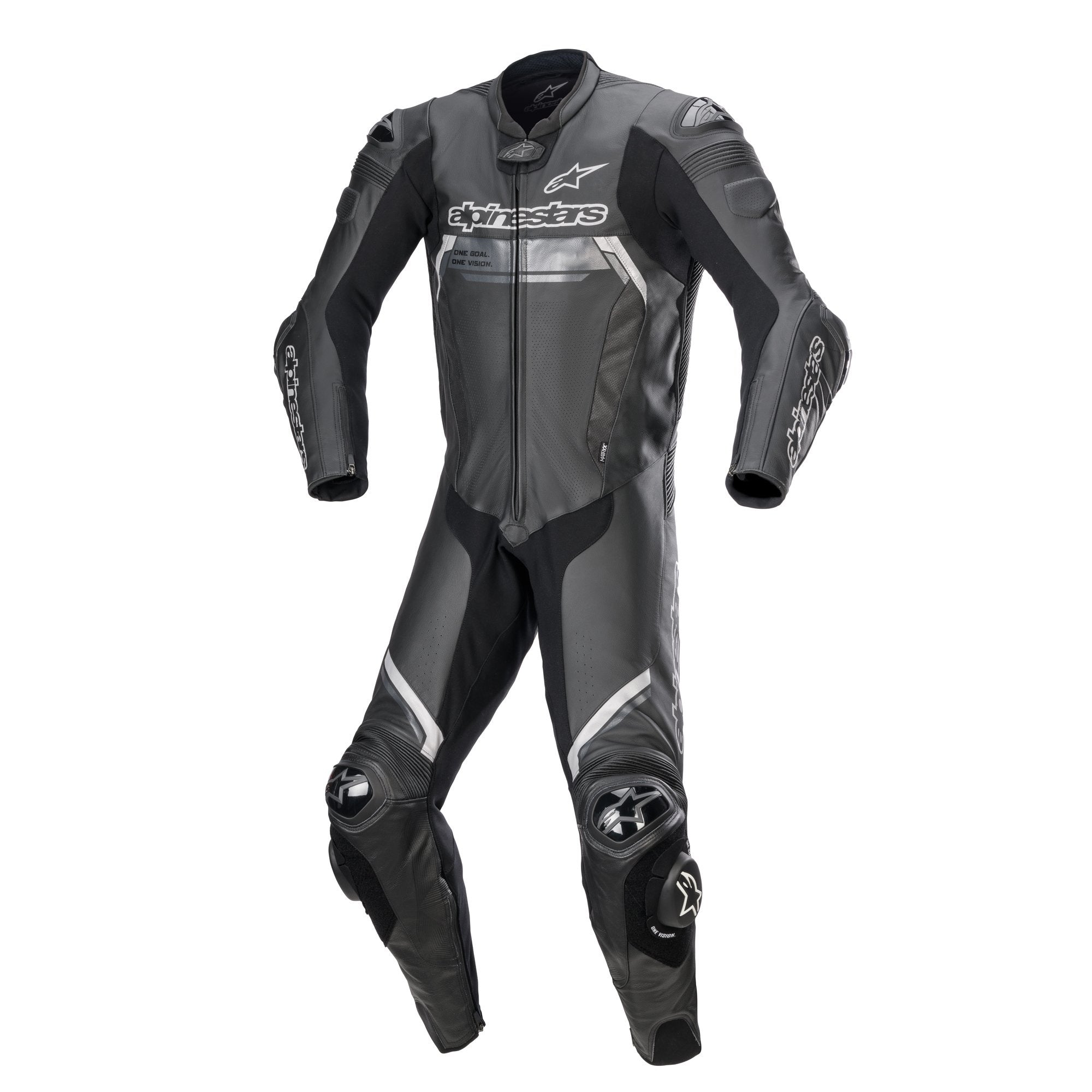 Alpinestars Missile V2 Ignition Leather 1 Piece Suit - Black /  Black