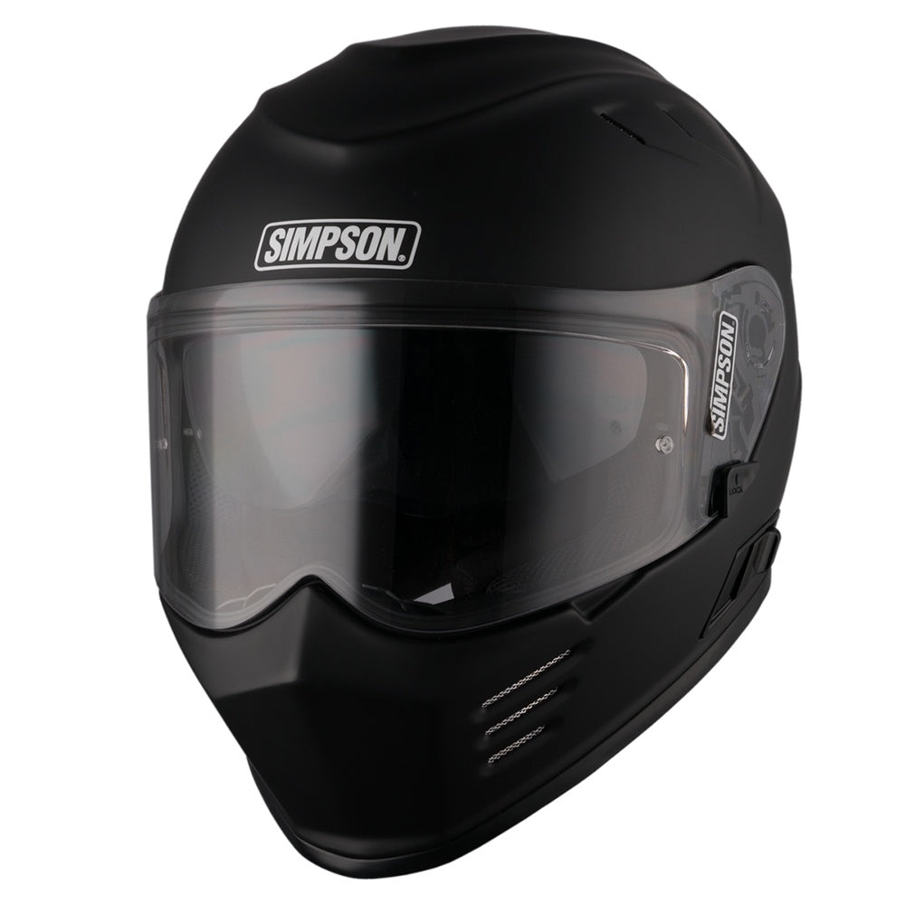 Simpson Venom 22.06 Full Face Helmet - Matt Black