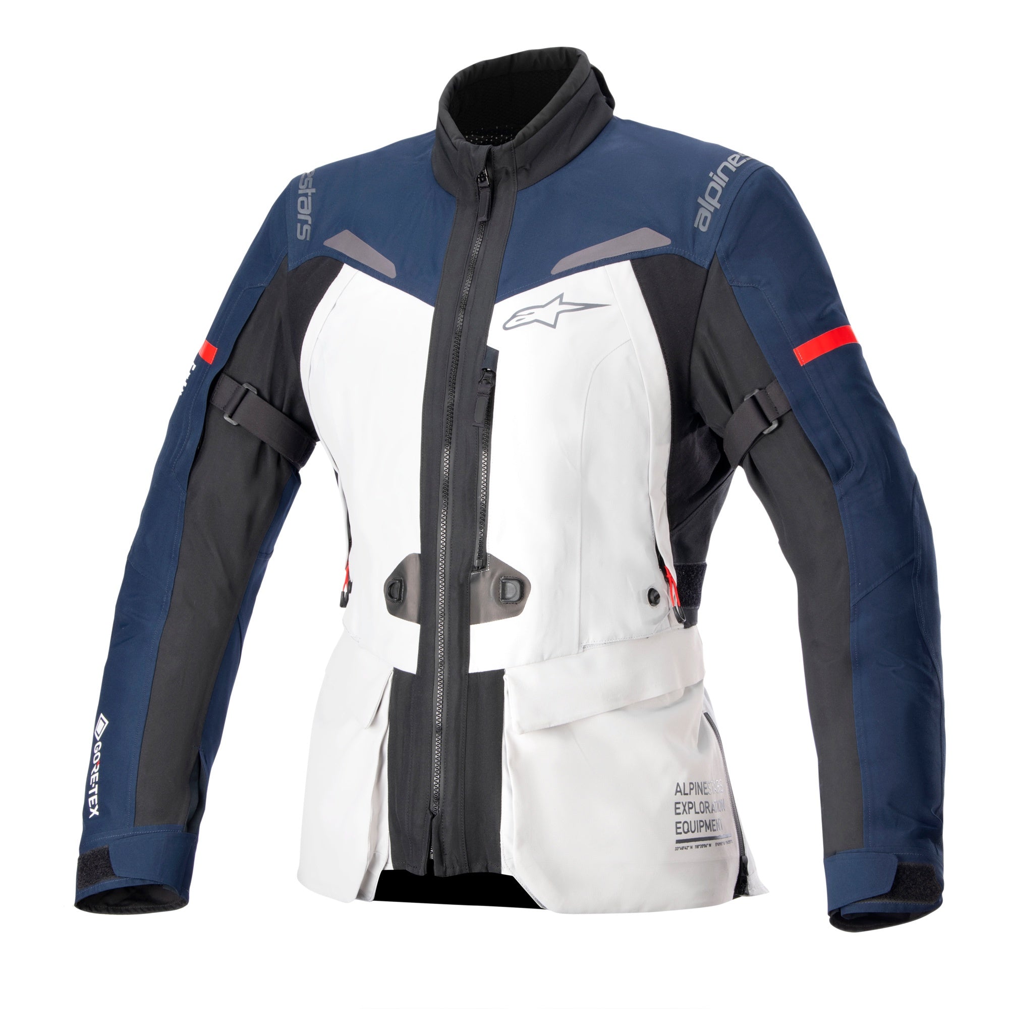 Alpinestars Stella ST-7 2L Gore-Tex Textile Jacket - Ice Grey / Dark Blue / Black