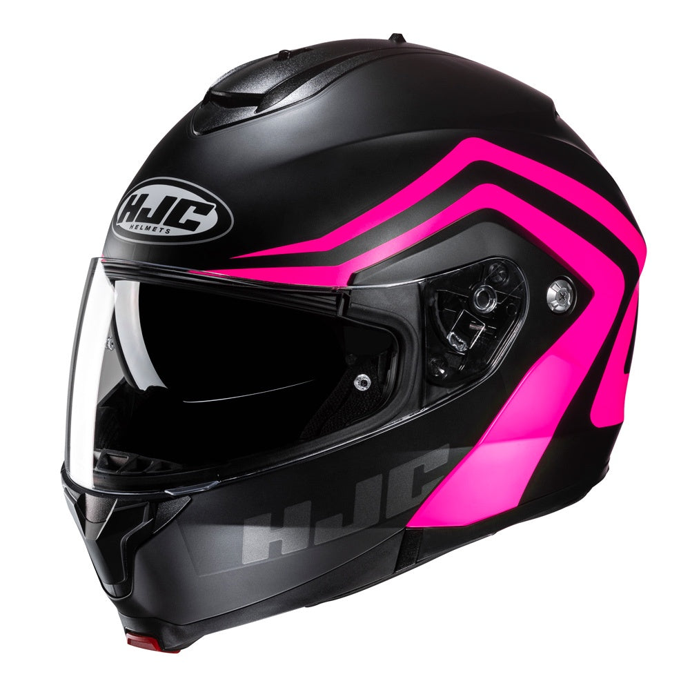 HJC C91N Nepos Flip Front Helmet - Pink / Black