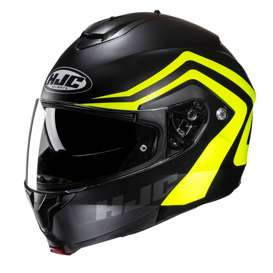 HJC C91N Nepos Flip Front Helmet - Yellow / Black