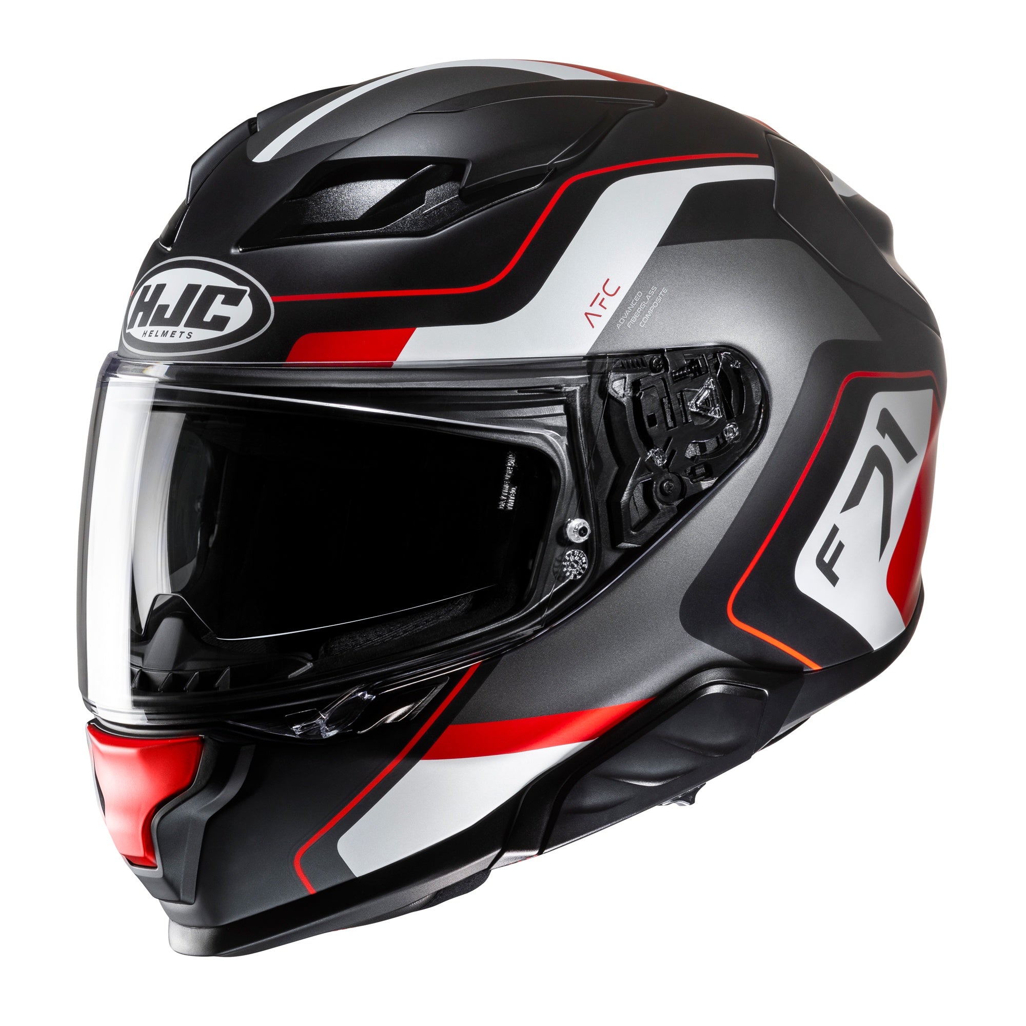 HJC F71 Arcan Full Face Helmet - Red / Black