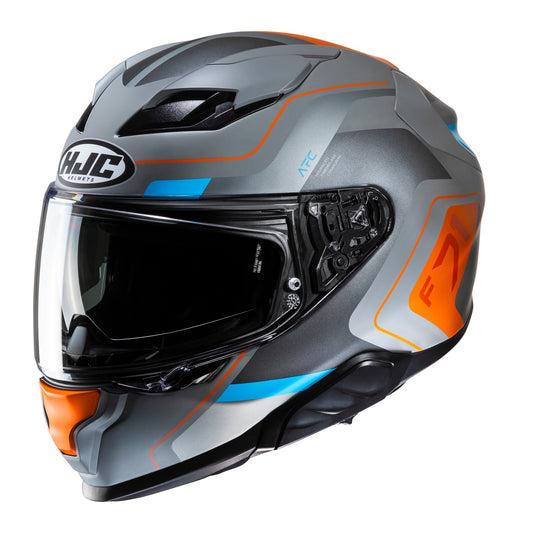 HJC F71 Arcan Full Face Helmet - Blue / Orange