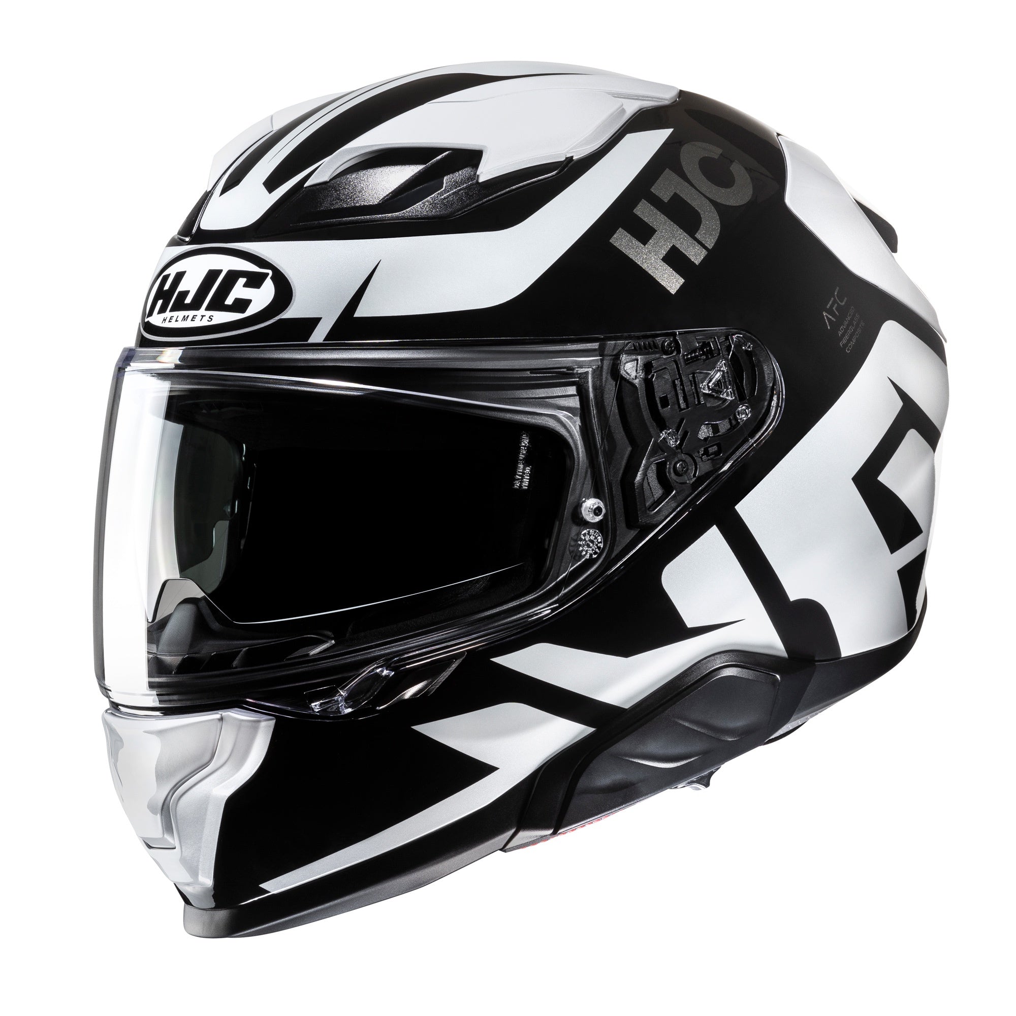 HJC F71 Bard Full Face Helmet - Black / White