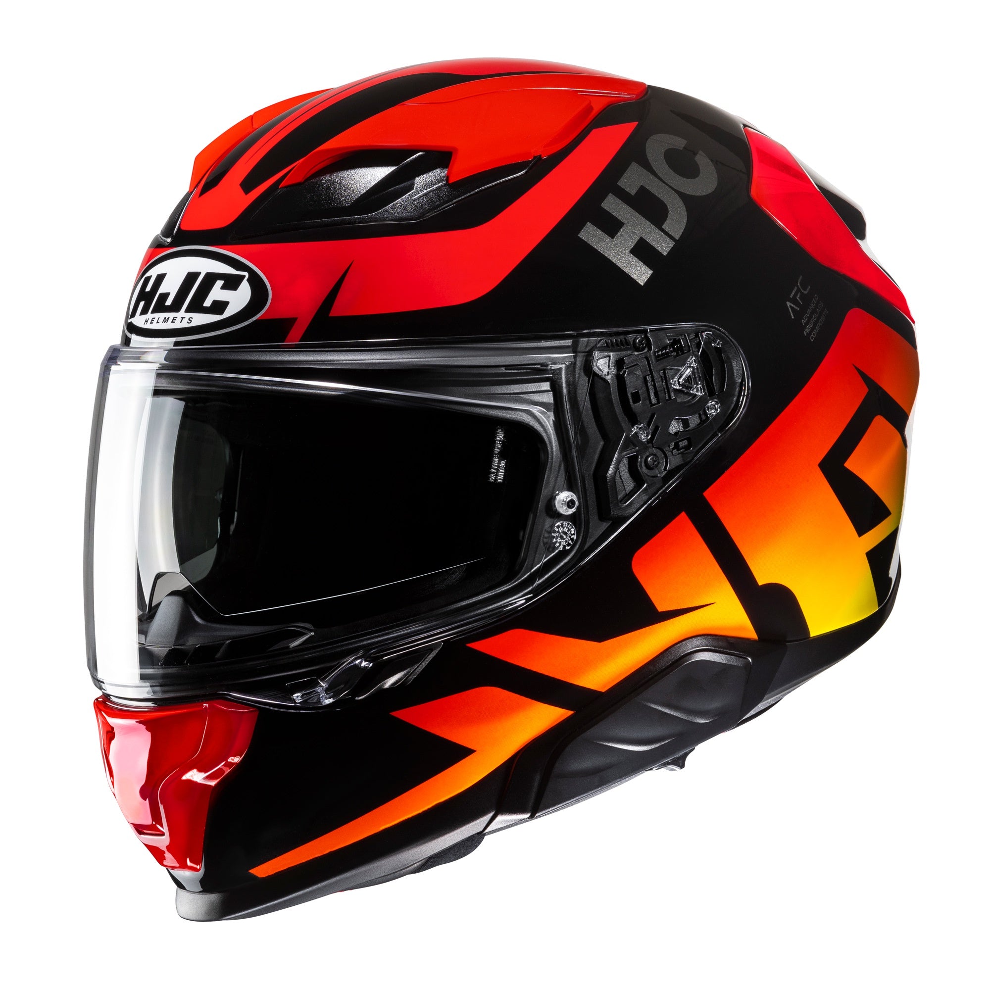 HJC F71 Bard Full Face Helmet - Red / Black