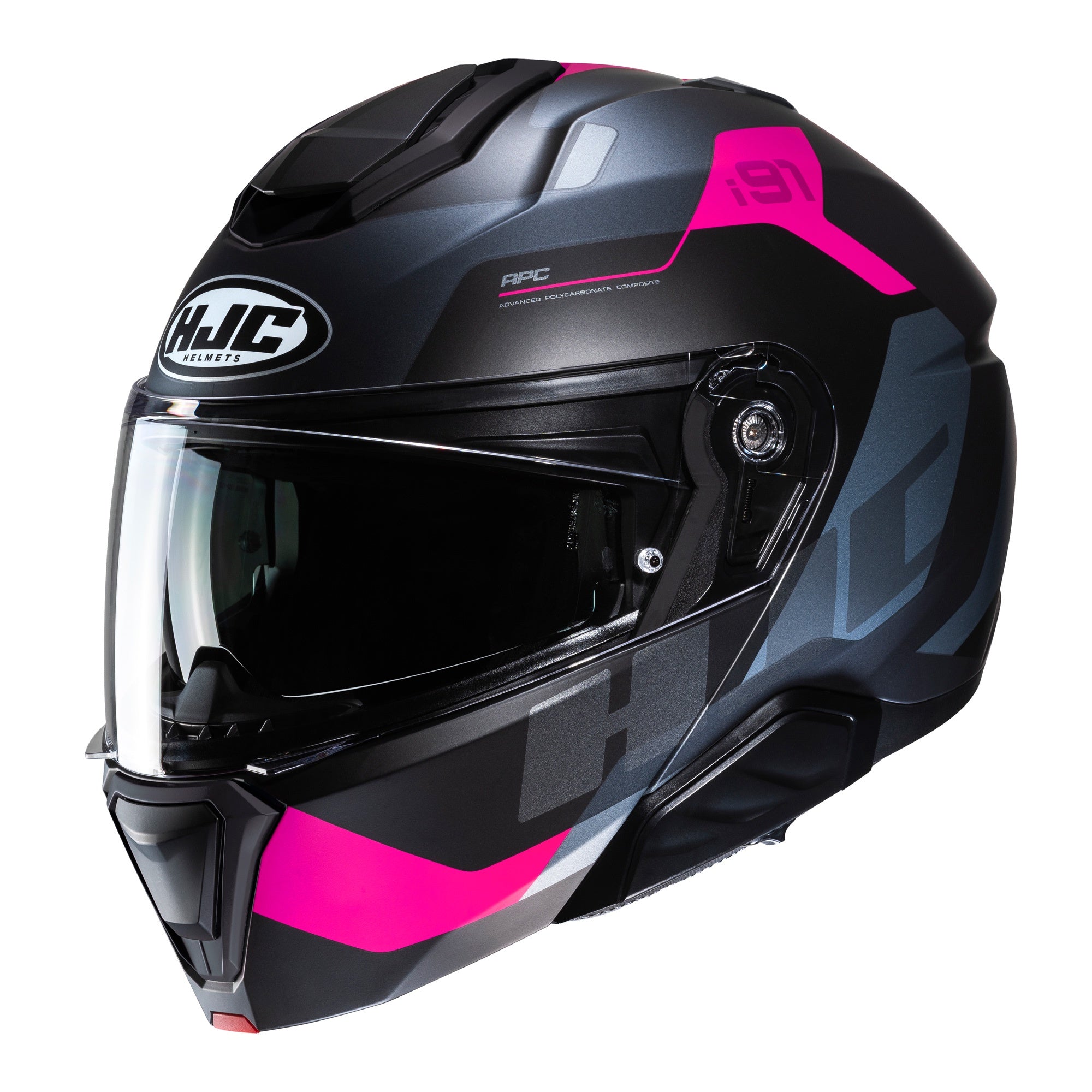 HJC I91 Carst Flip Front Helmet - Pink