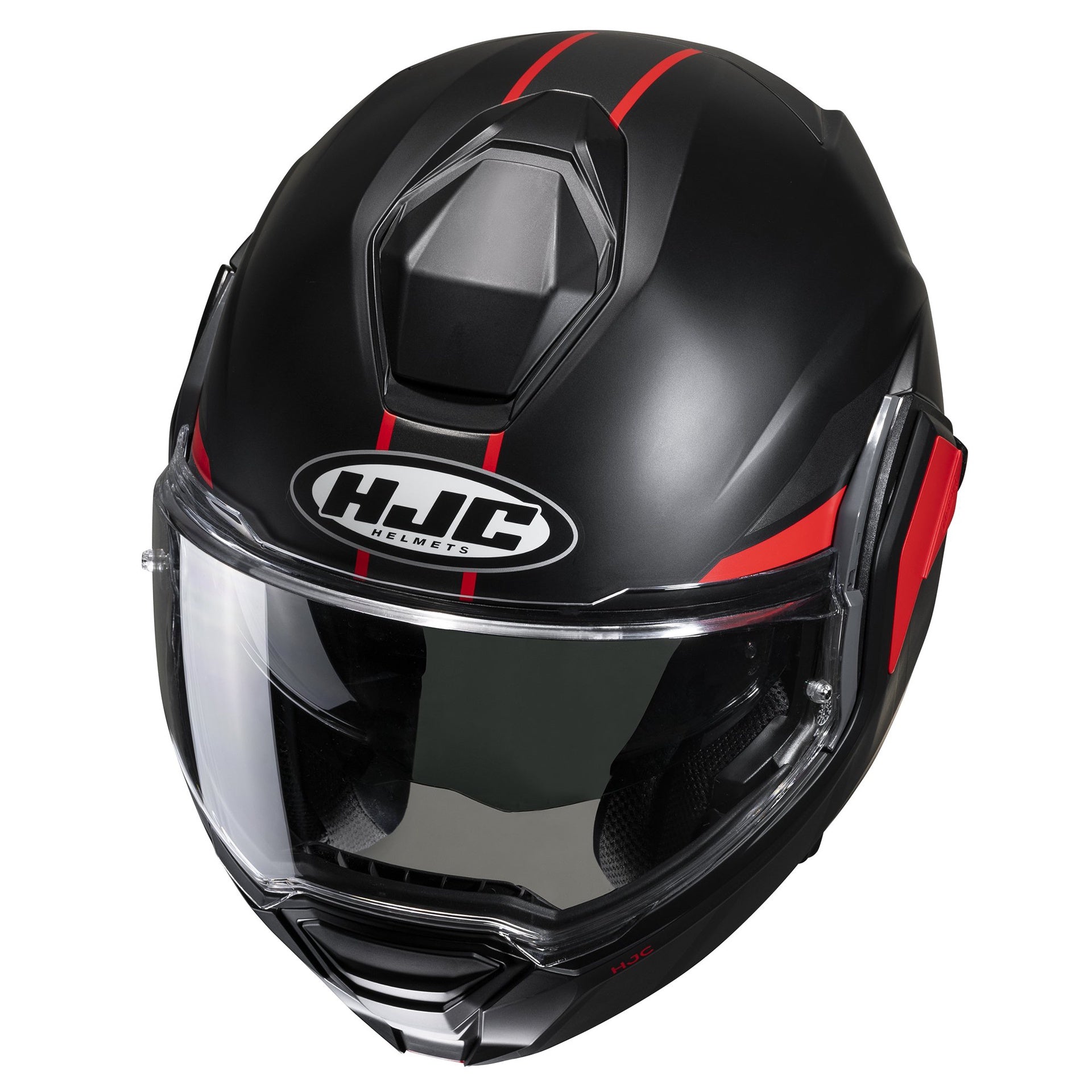 HJC I100 Beis Modular Flip Front Helmet - Red / Black