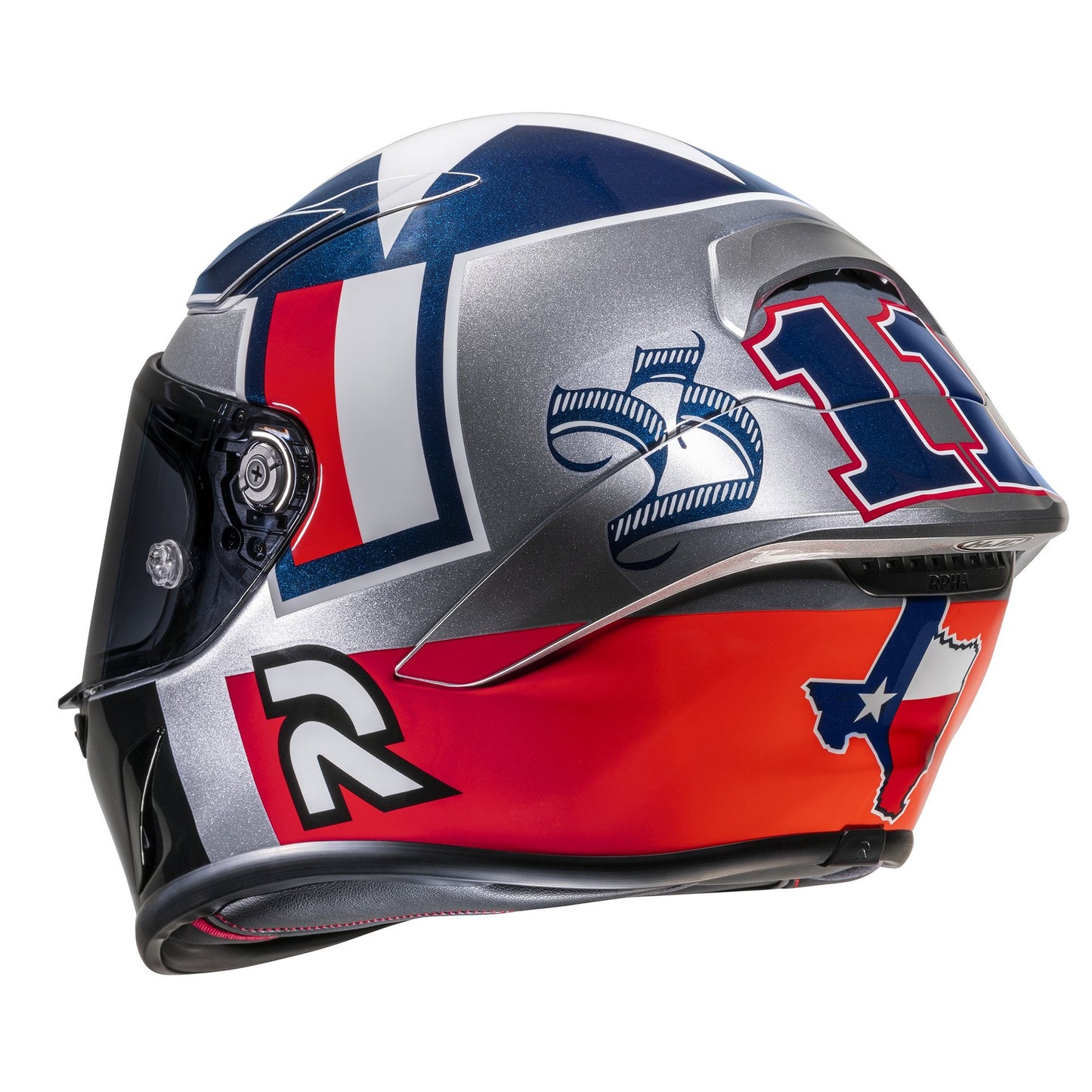 HJC RPHA 1 Full Face Helmet - Ben Spies Silverstar