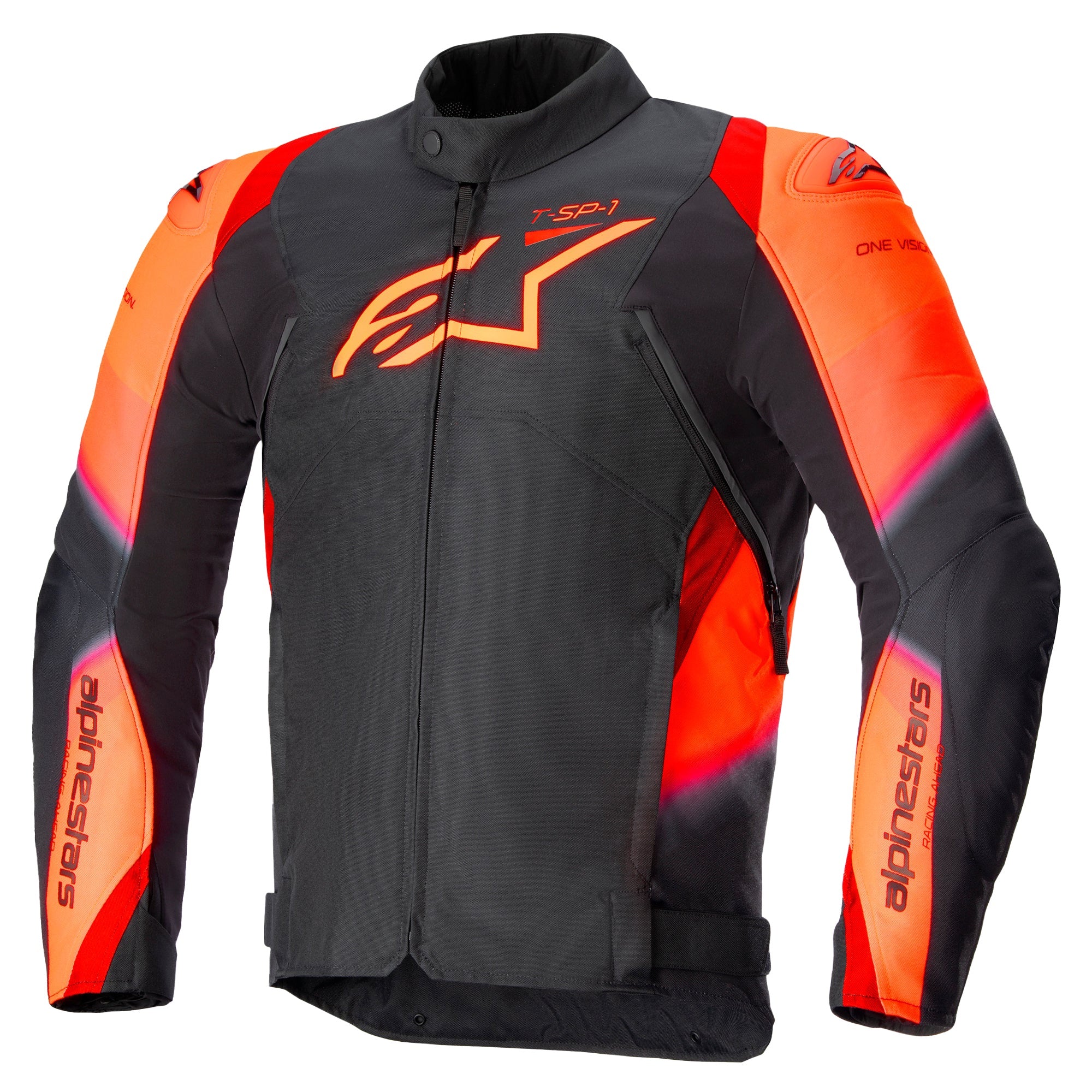 Alpinestars T-SP 1 V2 Waterproof Jacket - Black / Red / Fluo