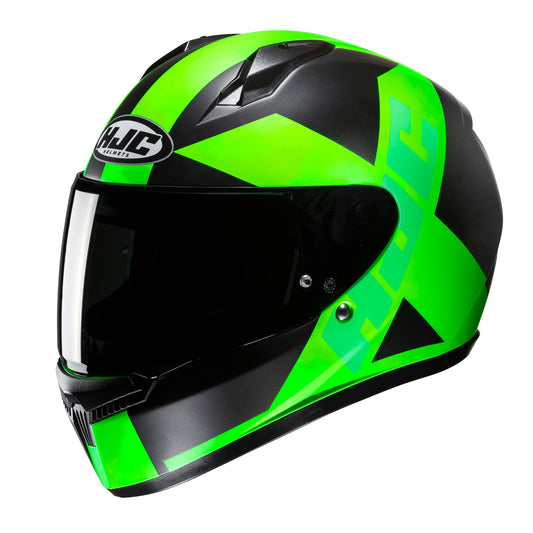 HJC C10 Tez Full Face Helmet - Green