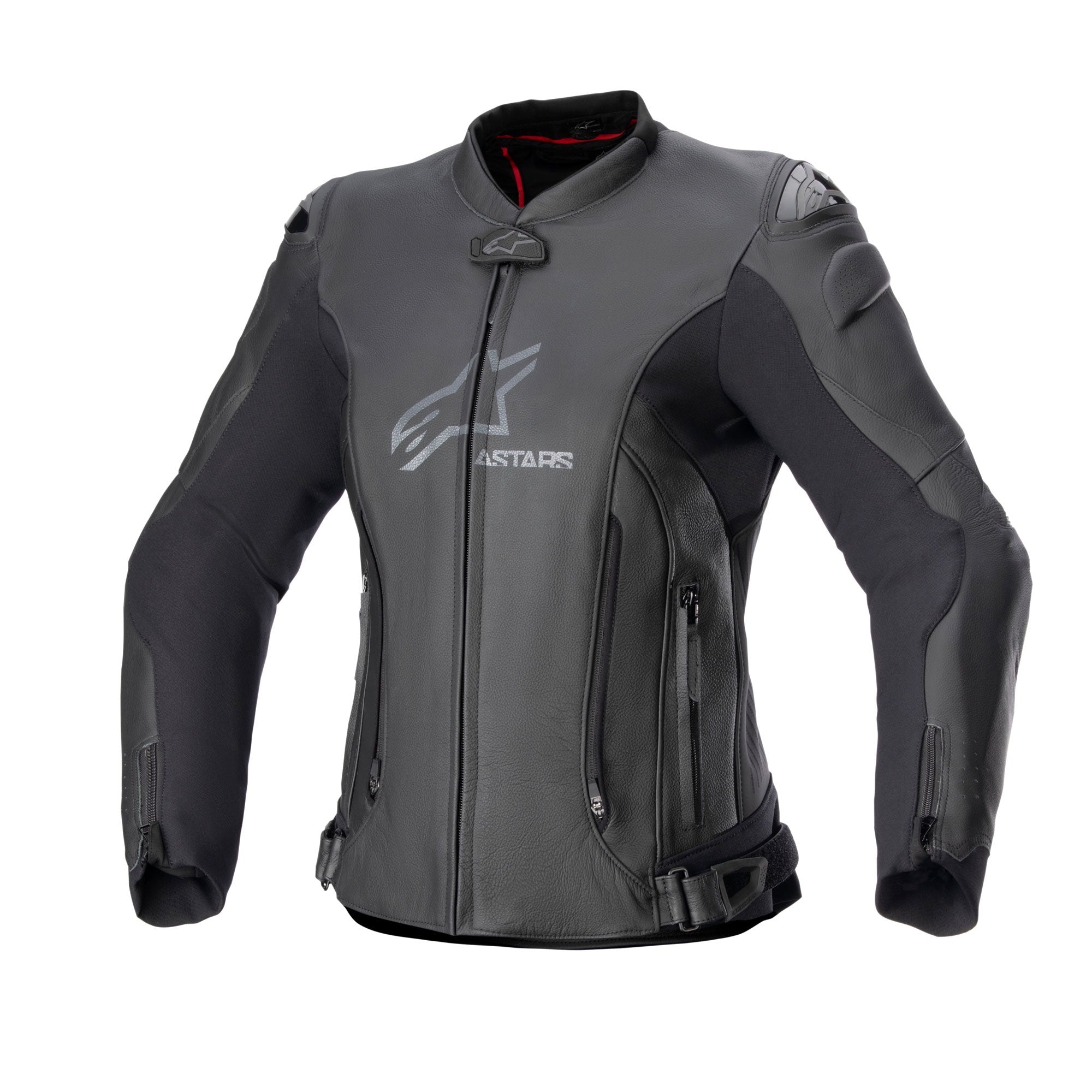 Alpinestars Stella GP Plus V4 Leather Jacket - Black / Black