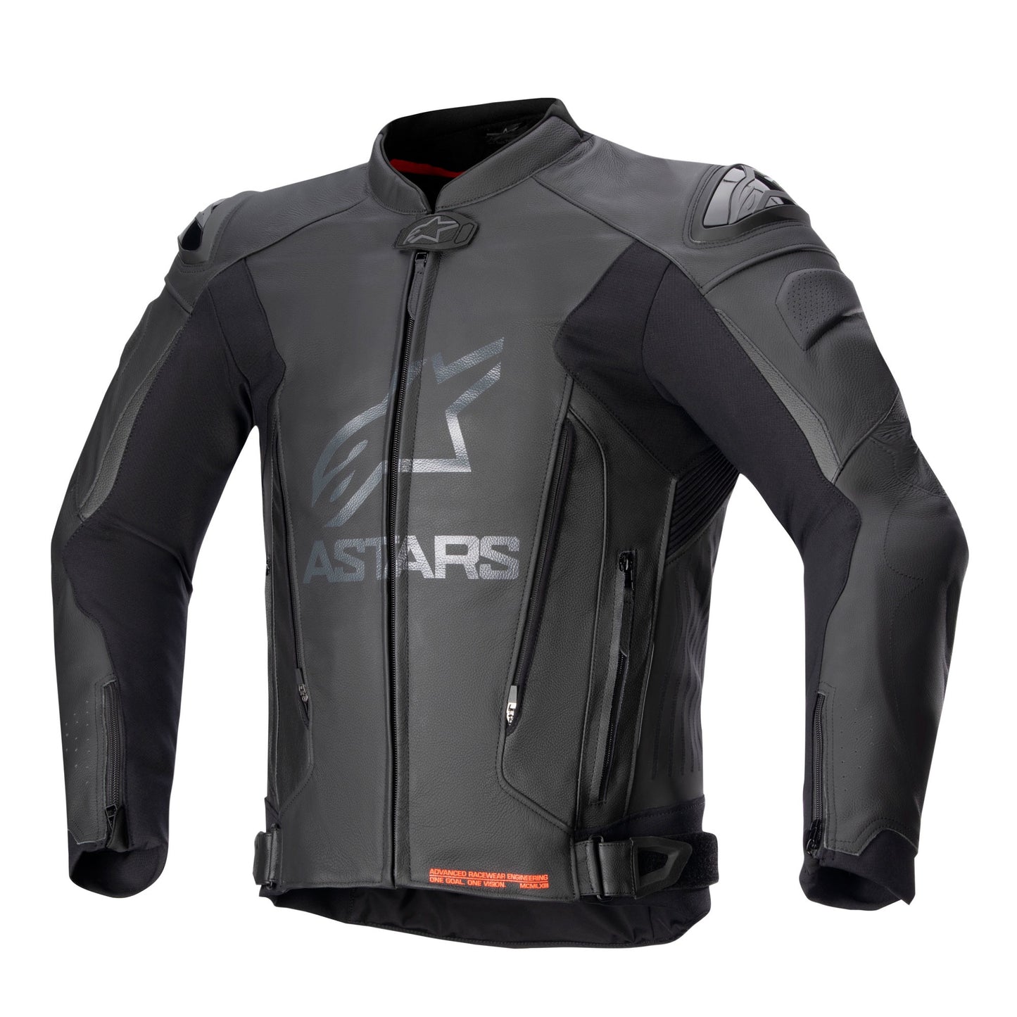 Alpinestars Gp Plus V4 Mens Leather Jacket - Black / Black