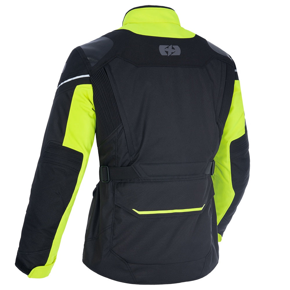 Oxford Montreal 4.0 Dry2Dry Textile Waterproof Jacket - Black / Fluo