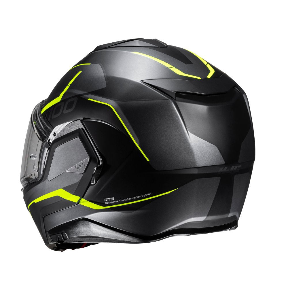 HJC I100 Lorix Modular Flip Front Helmet - Yellow