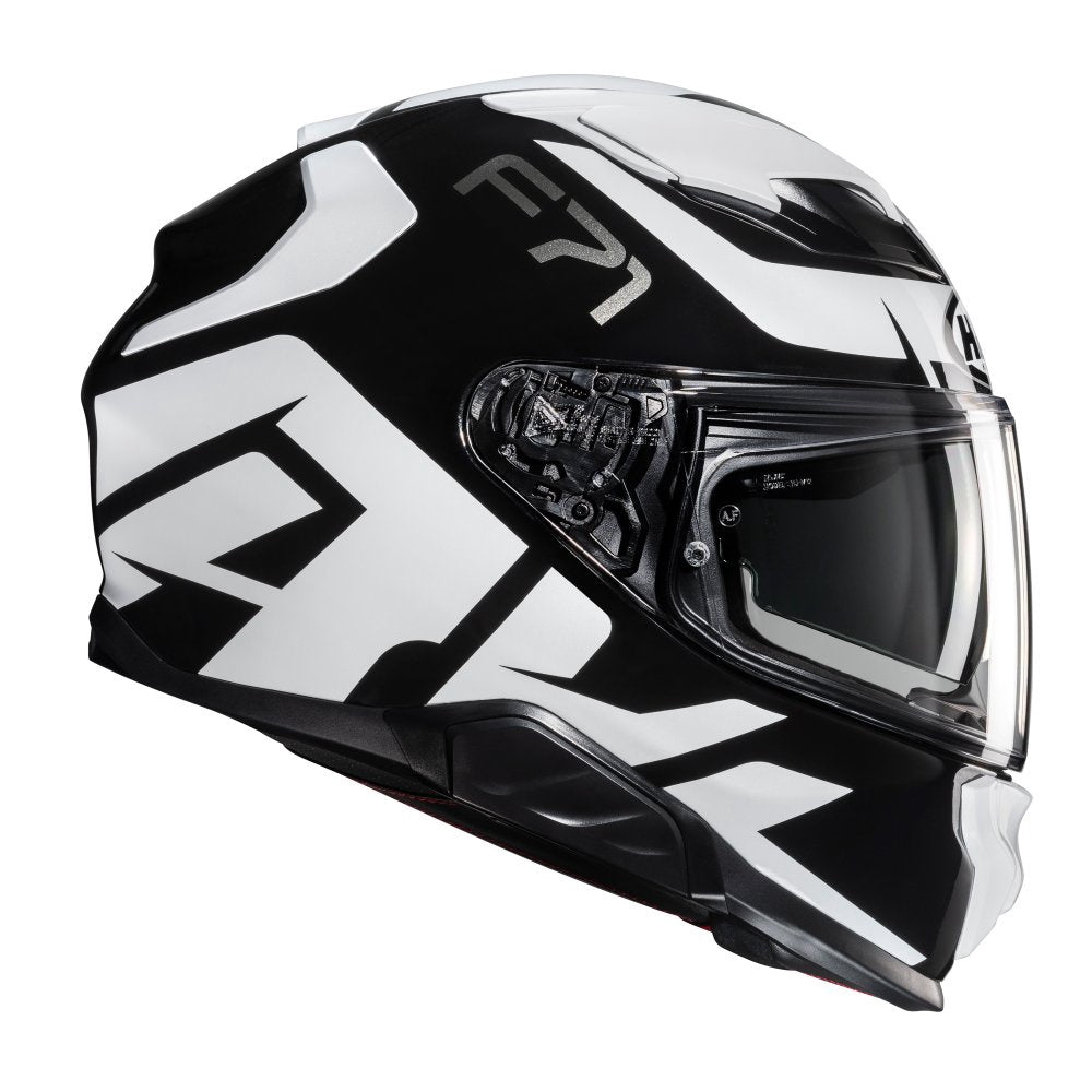 HJC F71 Bard Full Face Helmet - Black / White