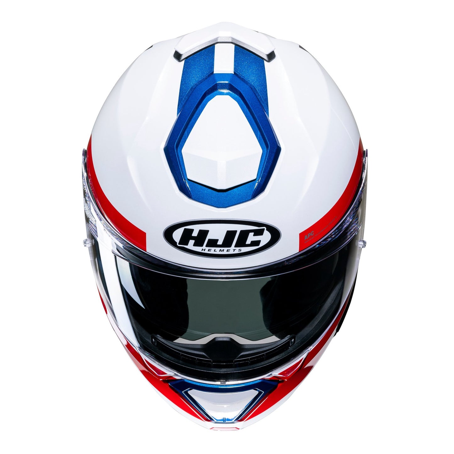 HJC I91 Bina Flip Front Helmet - White Blue Red