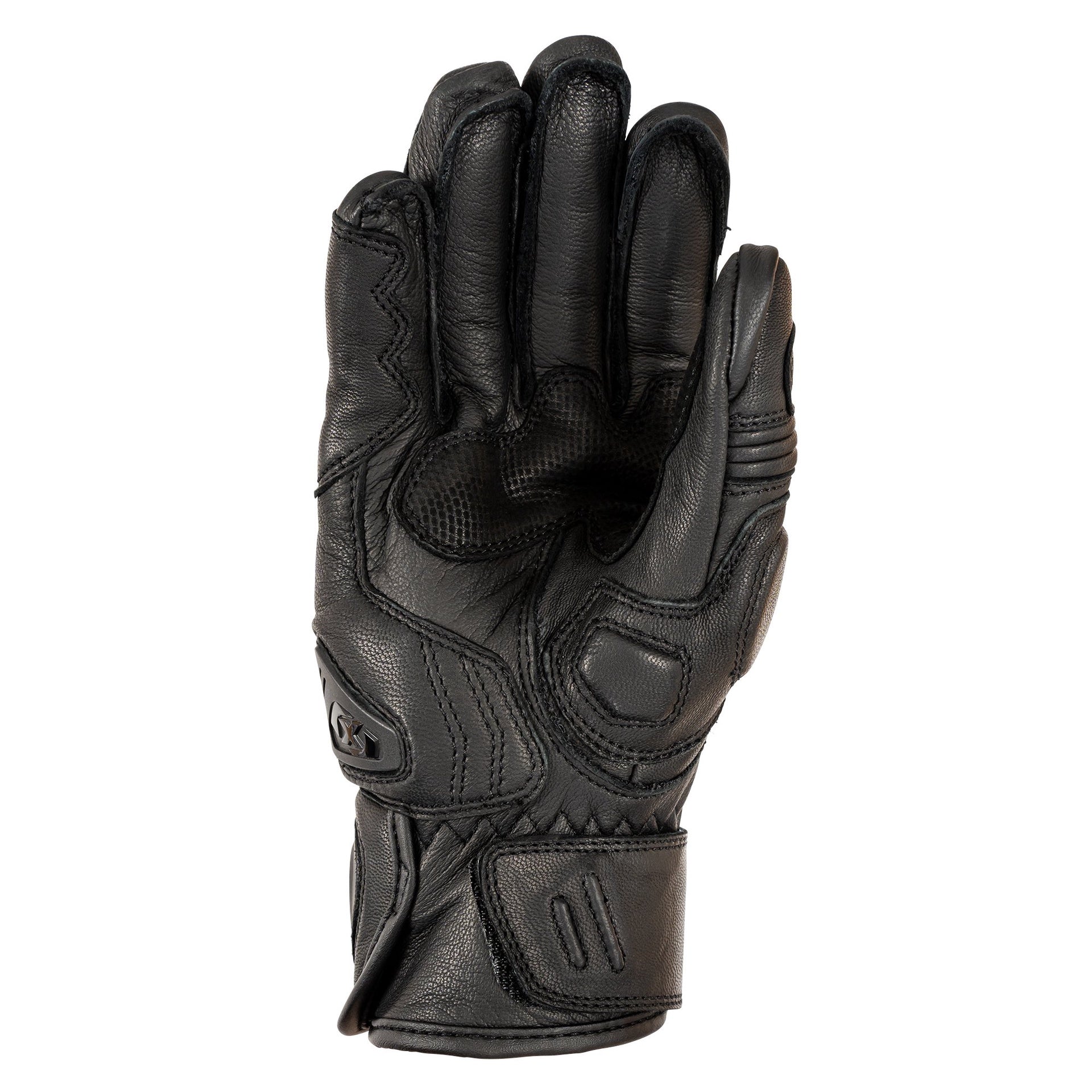 Oxford Cypher 1.0 Short Leather Mens Glove - Stealth Black