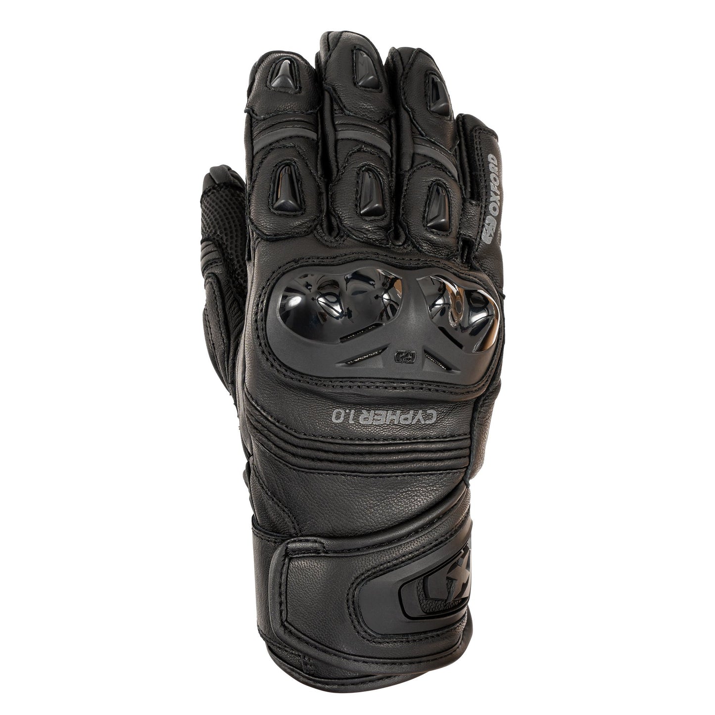 Oxford Cypher 1.0 Short Leather Mens Glove - Stealth Black