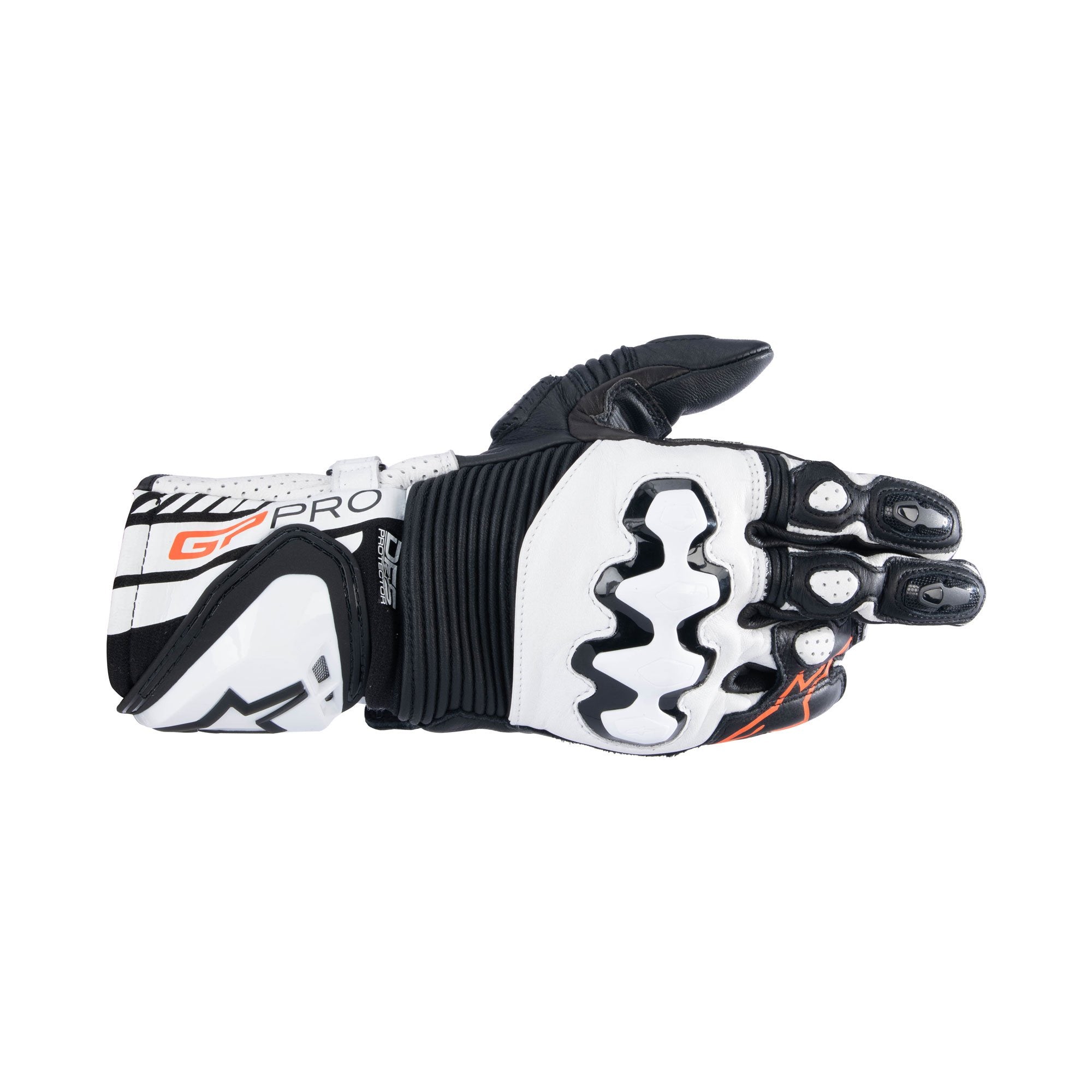 Alpinestars GP Pro R4 Leather Sports Gloves - Black / White