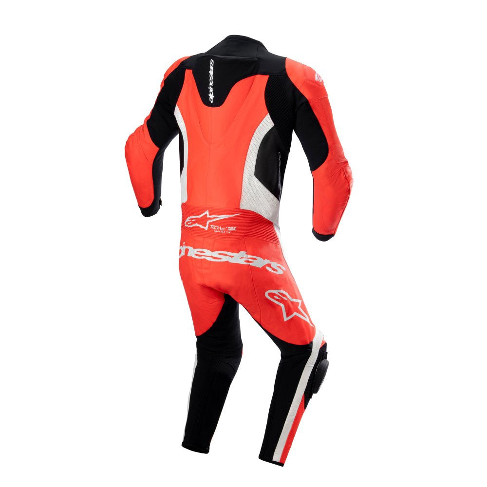 Alpinestars GP Force Lurv 1 Piece Leather Suit - Red / Fluo / White / Black