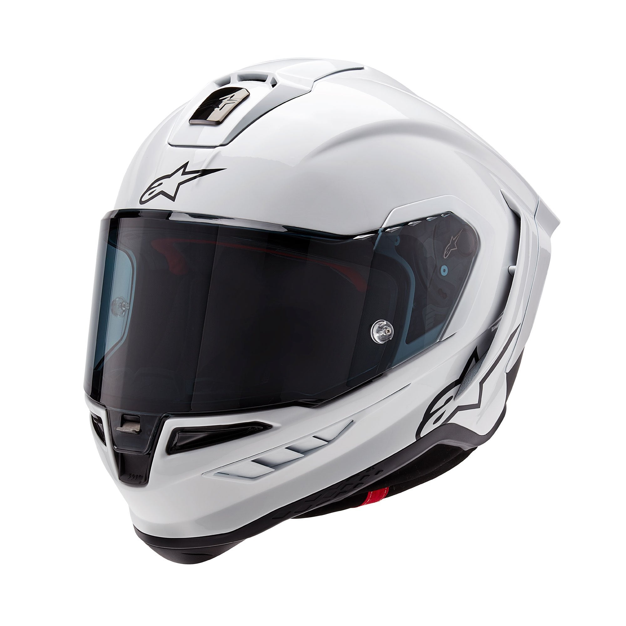 Alpinestars Supertech R10 Solid ECE 06 / FIM - White Gloss