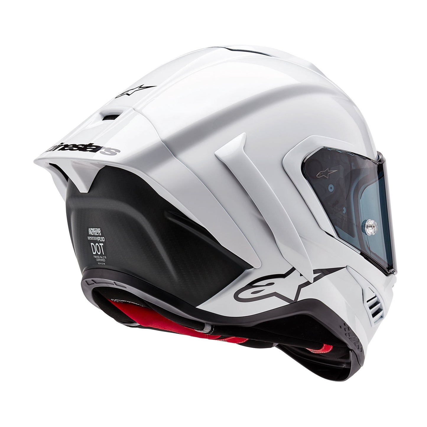 Alpinestars Supertech R10 Solid ECE 06 / FIM - White Gloss