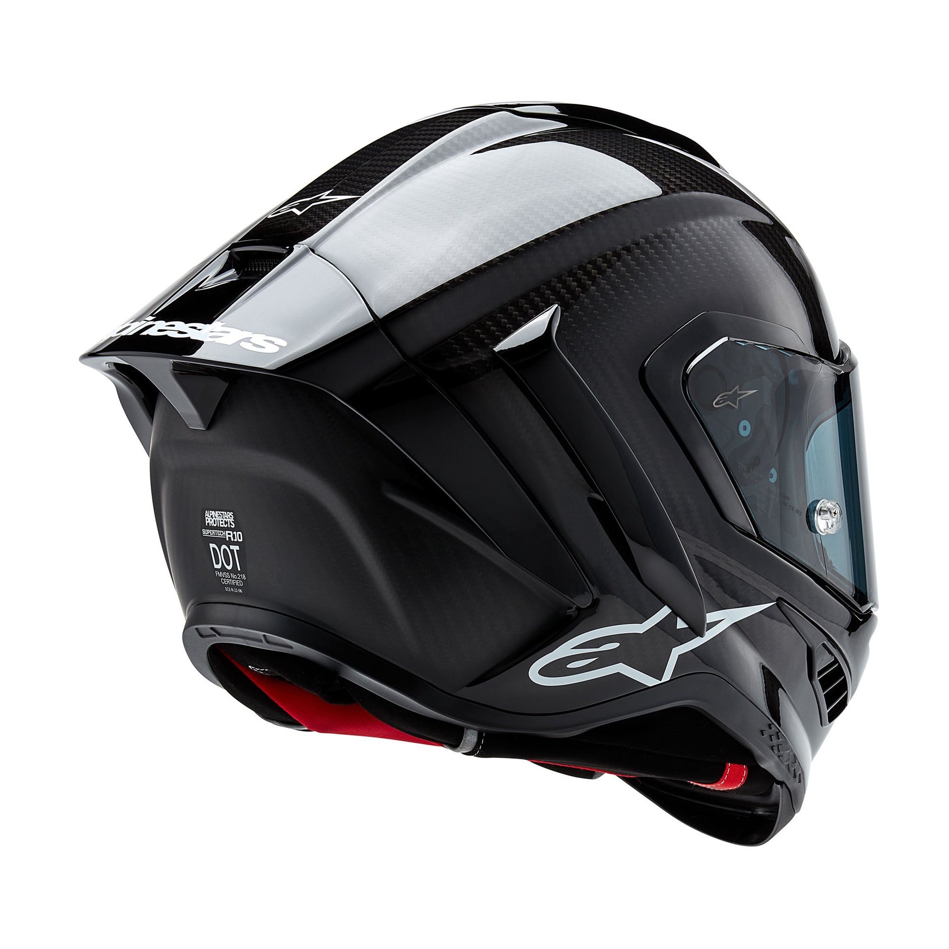 Alpinestars Supertech R10 Solid ECE 06 / FIM - Black Carbon