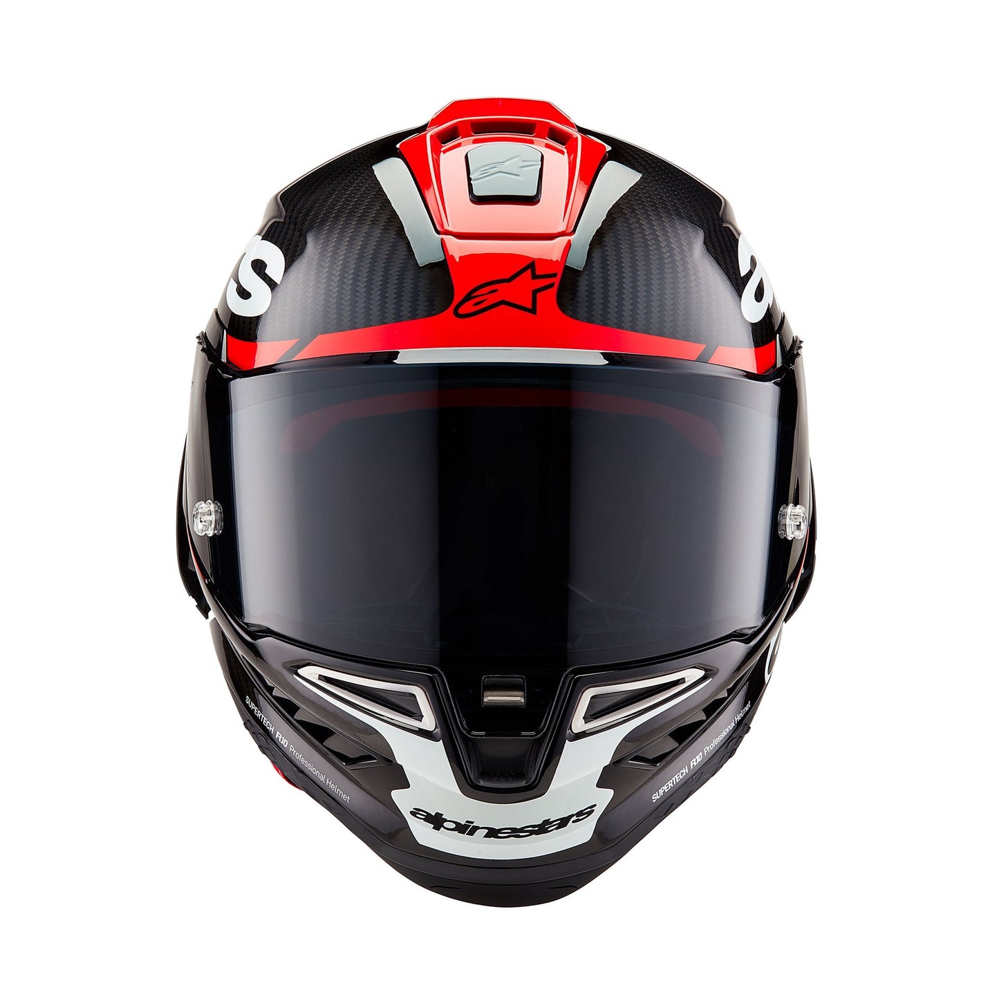 Alpinestars Supertech R10 Element ECE 06 FIM - Black Carbon / Bright Red