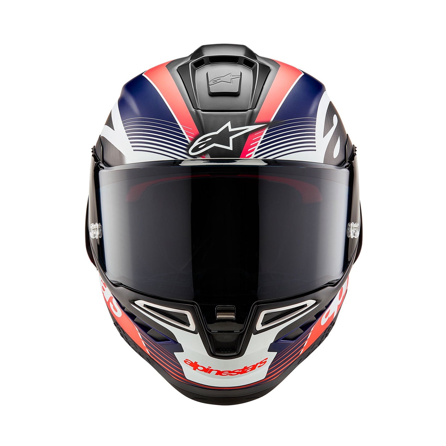 Alpinestars Supertech R10 Team ECE 06 FIM - Black Carbon / Red Fluo / Dark Blue Matt